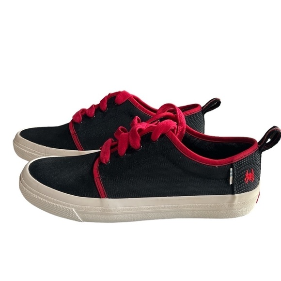 Marvel x TOMS Spider-Man Lace up Sneakers Shoes Youth 5.5 - Picture 1 of 7